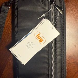 Lug Quilted RFID blocking Black handspring wallet